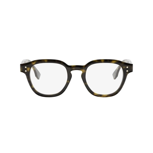 Óculos de Grau Fendi FE50163I_50052 Acetato Marrom Mesclado