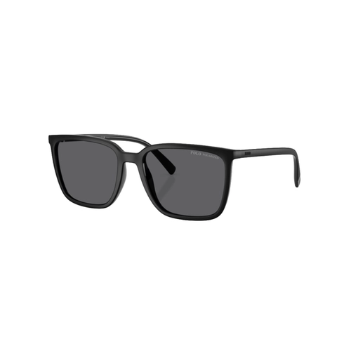 Óculos de Sol Polo Ralph Lauren 0PH4255L 56248156 Acetato Preto com lentes na cor Cinza Polarizado