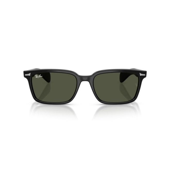 Óculos de Sol Ray-Ban Brunel 0RB2234 901/3156 Propionato Preto com lentes na cor Verde 2