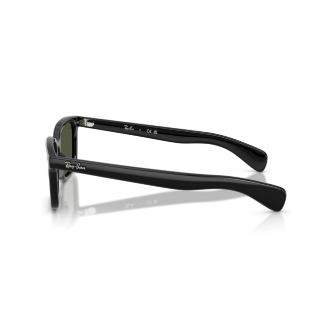 Óculos de Sol Ray-Ban Brunel 0RB2234 901/3156 Propionato Preto com lentes na cor Verde 4