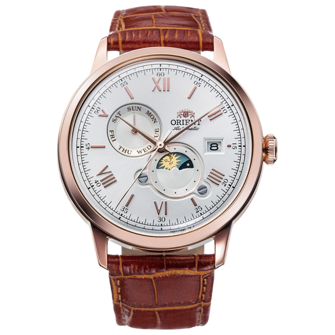 Relógio Orient Sun & Moon Automático - RA-AK0801S30B B3MX Branco 1