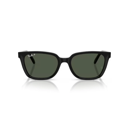 Óculos de Sol Ray-Ban 0RB2243D 901/9A55 Acetato Preto com lentes na cor Verde Escuro Polarizado
