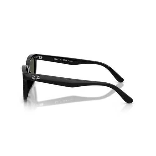 Óculos de Sol Ray-Ban 0RB2243D 901/9A55 Acetato Preto com lentes na cor Verde Escuro Polarizado