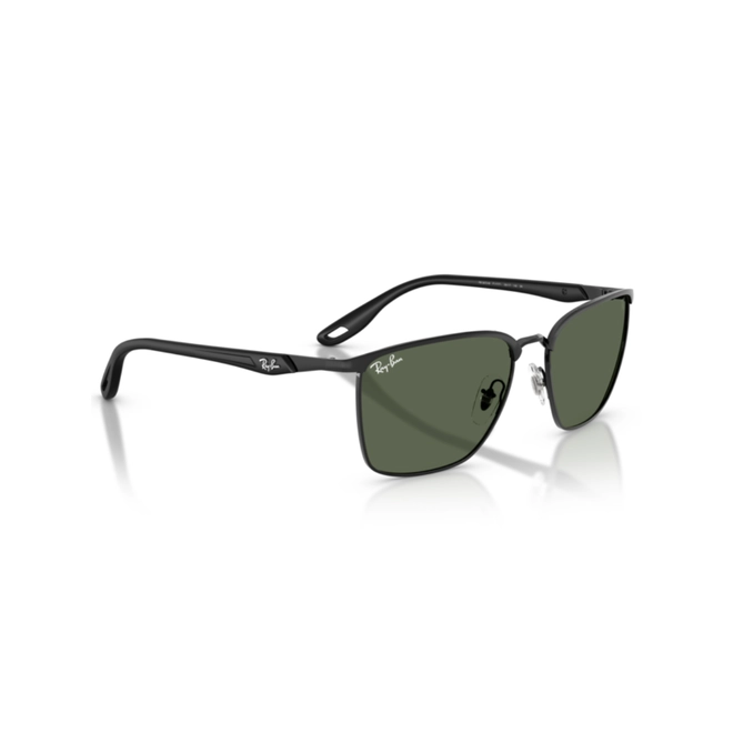 Óculos de Sol Ray-Ban Ferrari 0RB3673M F1177156 Metal Preto com lentes na cor Verde 3