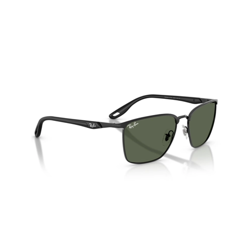 Óculos de Sol Ray-Ban Ferrari 0RB3673M F1177156 Metal Preto com lentes na cor Verde