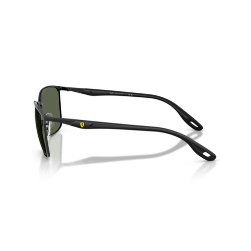 Óculos de Sol Ray-Ban Ferrari 0RB3673M F1177156 Metal Preto com lentes na cor Verde