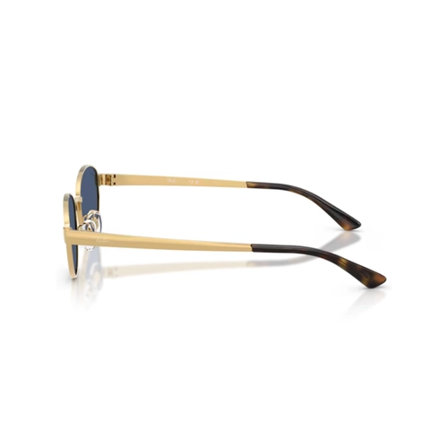 Óculos de Sol Ray-Ban 0RB3774D 001/8055 Metal Dourado com lentes na cor Azul
