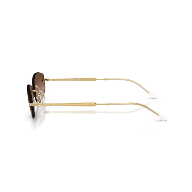 Óculos de Sol Ray-Ban 0RB3792 001/1355 Metal Dourado com lentes na cor Marrom Degradê 4