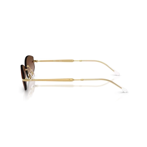 Óculos de Sol Ray-Ban 0RB3792 001/1355 Metal Dourado com lentes na cor Marrom Degradê