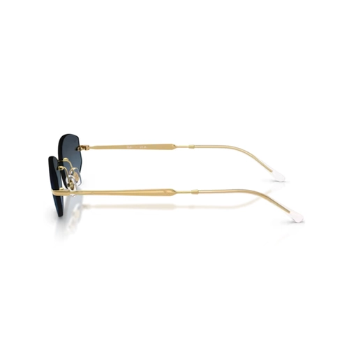Óculos de Sol Ray-Ban 0RB3792 001/4C55 Metal Dourado com lentes na cor Azul Degradê
