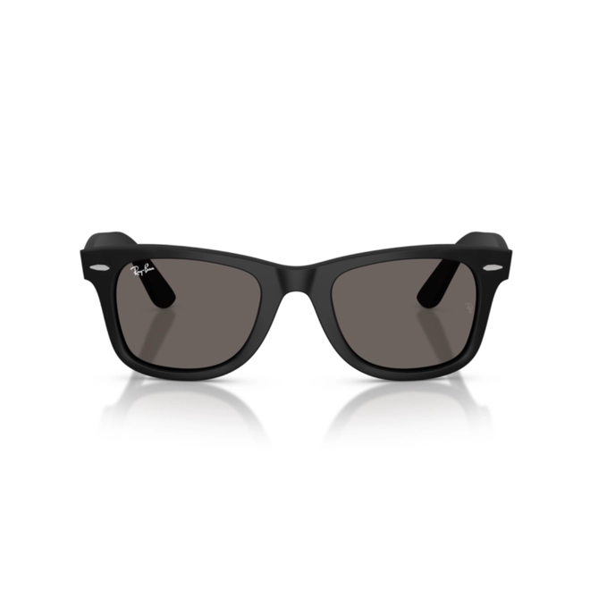 Óculos de Sol Ray-Ban Wayfarer 0RB4340 601SB150 Propionato Preto Fosco com lentes na cor Cinza Escuro 2