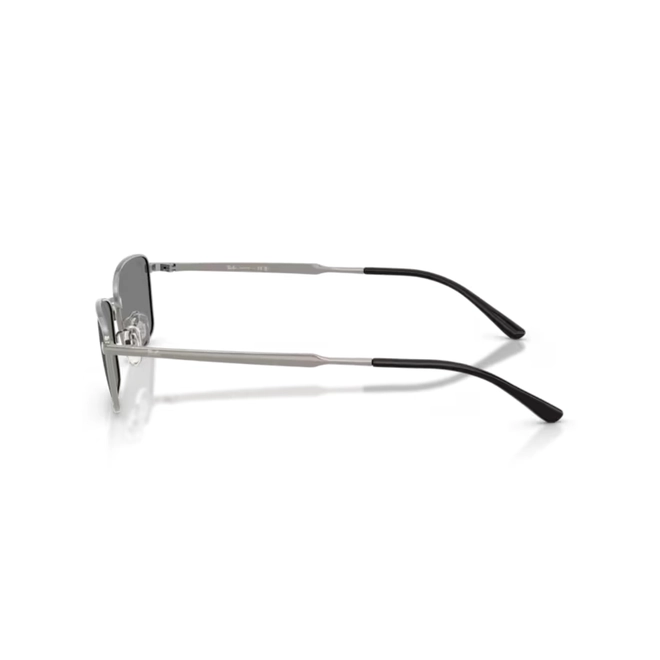 Óculos de Sol Ray-Ban 0RB8069D 165/8755 Titânio Cinza com lentes na cor Cinza Escuro 4