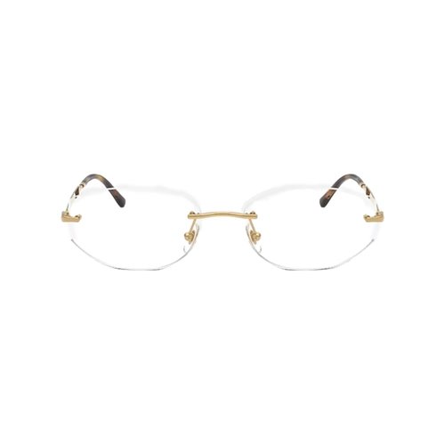 Óculos de Grau Ray-Ban 0RX3792V 2500 55 Metal Dourado