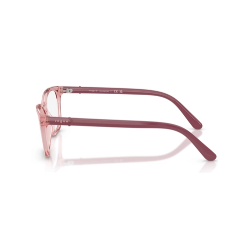 Óculos de Grau Vogue 0VO5729L 2939 53 Acetato Rosa Transparente
