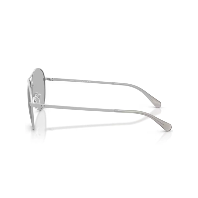 Óculos de Sol Armani Exchange 0AX2061S 60208759 Metal Cinza Fosco com lentes na cor Cinza Claro 3