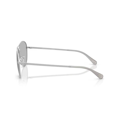Óculos de Sol Armani Exchange 0AX2061S 60208759 Metal Cinza Fosco com lentes na cor Cinza Claro