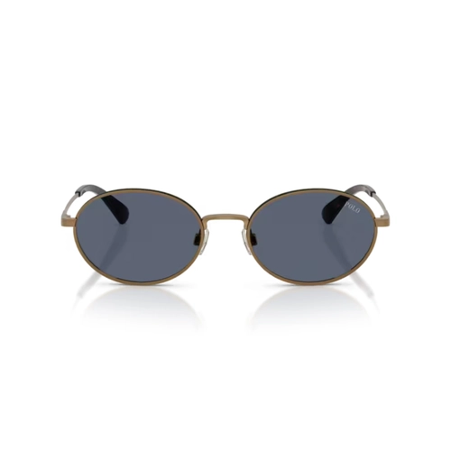 Óculos de Sol Polo Ralph Lauren 0PH3162 93248753 Metal Dourado Envelhecido com lentes na cor Azul Marinho