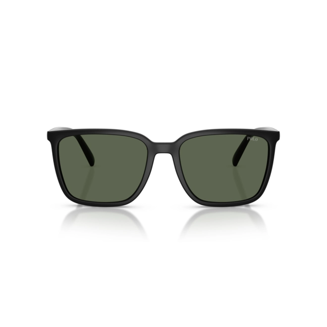 Óculos de Sol Polo Ralph Lauren 0PH4255L 58997156 Acetato Preto Fosco com lentes na cor Verde Polarizado 2