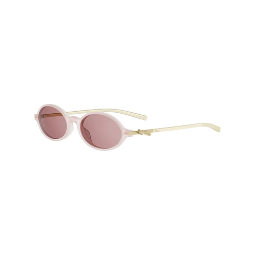 Óculos de Sol Christian Dior Bow R2I CD40287I_5372S Acetato Rosa Claro com lentes na cor Rosa