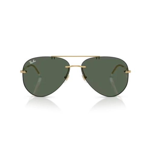 Óculos de Sol Ray-Ban 0RB3791 001/7159 Metal Dourado com lentes na cor Verde Escuro