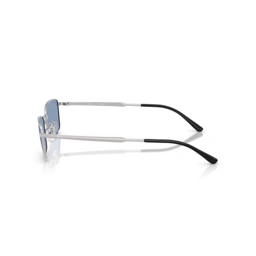 Óculos de Sol Ray-Ban 0RB8069D 92097255 Titânio Cinza com lentes na cor Azul