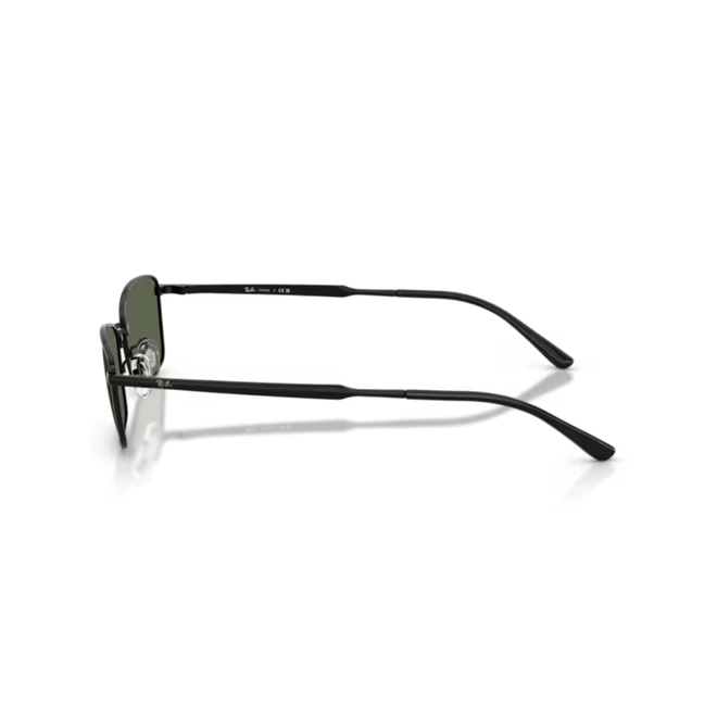 Óculos de Sol Ray-Ban 0RB8069D 92677155 Titânio Preto com lentes na cor Verde Escuro 4