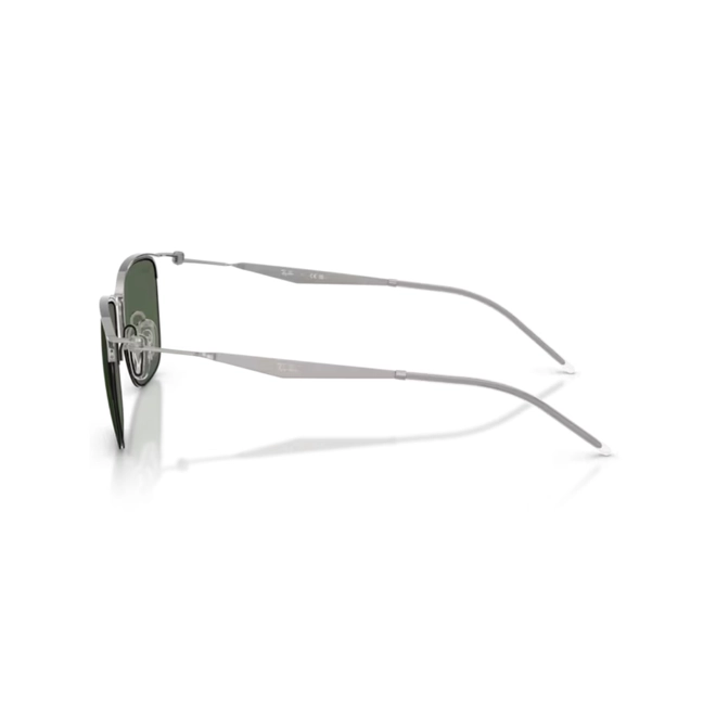 Óculos de Sol Ray-Ban 0RB8550 92827153 Metal Cinza com lentes na cor Verde Escuro 4