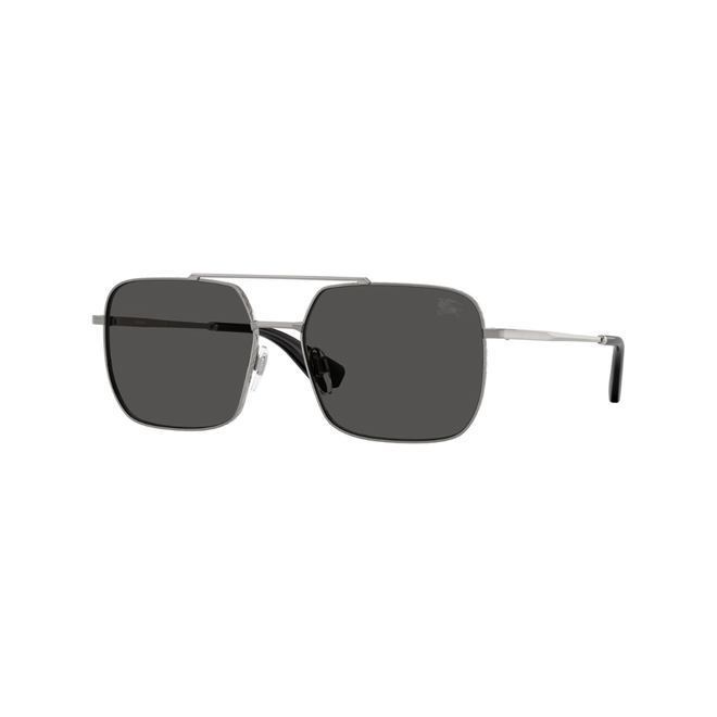 Óculos de Sol Burberry 0BE3179 10038757 Aço Cinza com lentes na cor Cinza Escuro 1