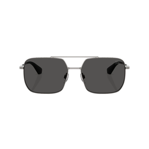 Óculos de Sol Burberry 0BE3179 10038757 Aço Cinza com lentes na cor Cinza Escuro