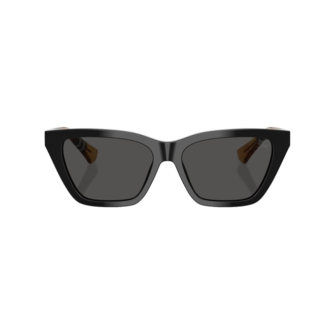Óculos de Sol Burberry 0BE4468 41618754 Acetato Preto com lentes na cor Cinza Escuro 2