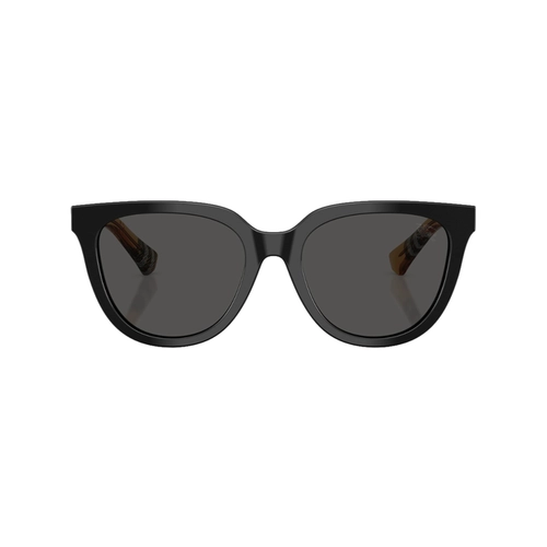 Óculos de Sol Burberry 0BE4469 41618753 Acetato Preto com lentes na cor Cinza Escuro