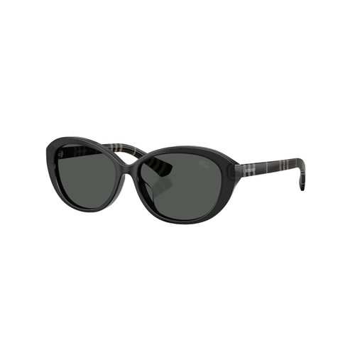 Óculos de Sol Burberry 0BE4507D 42708757 Acetato Cinza com lentes na cor Cinza Escuro