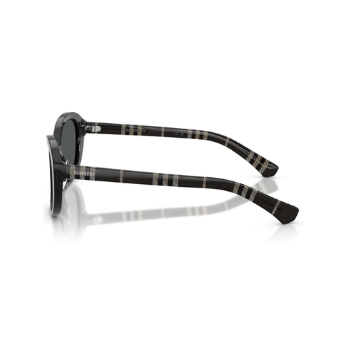 Óculos de Sol Burberry 0BE4507D 42708757 Acetato Cinza com lentes na cor Cinza Escuro