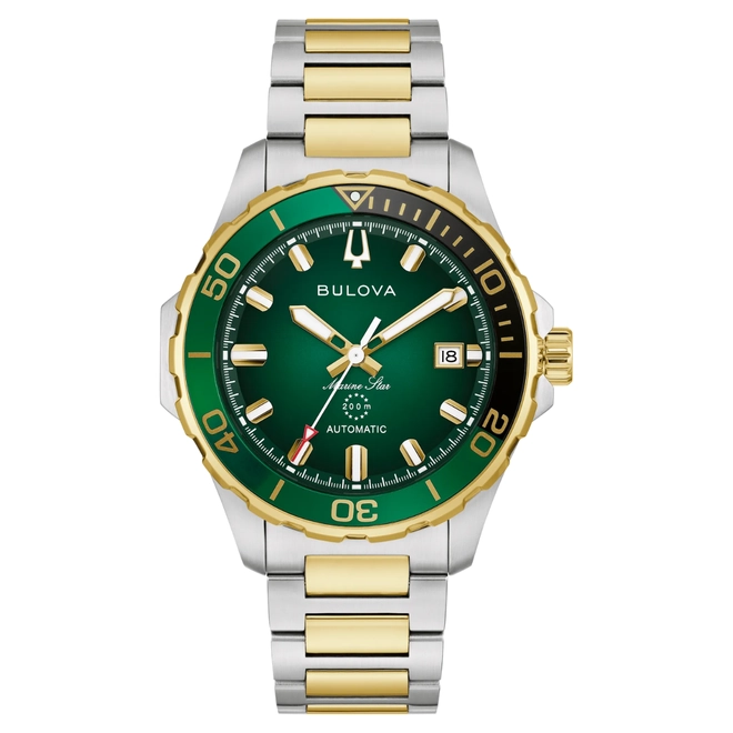 Relógio Bulova Marine Star Automático - 98B467 Bicolor 1