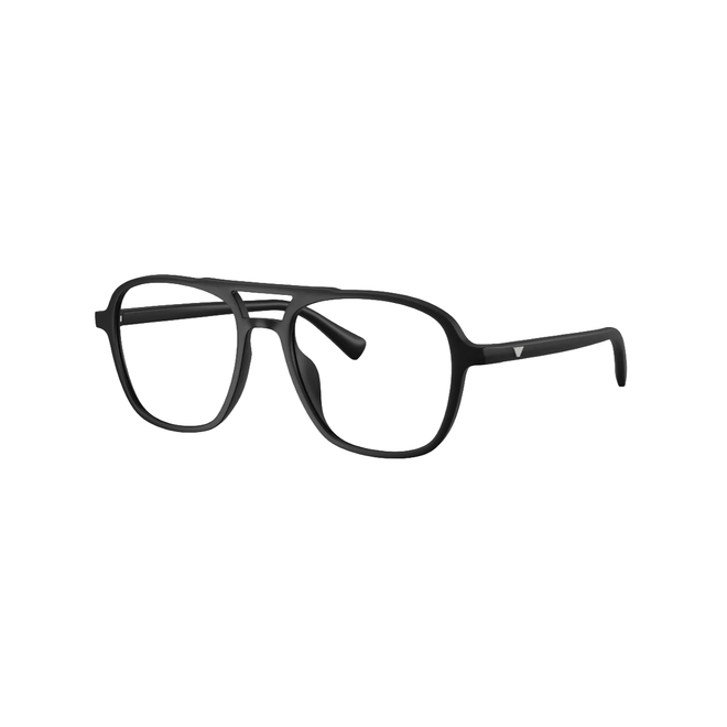 Óculos de Grau Emporio Armani 0EA4279U 50011W53 Acetato Preto Fosco com Clip-On na cor Cinza e Cinza Degradê 1