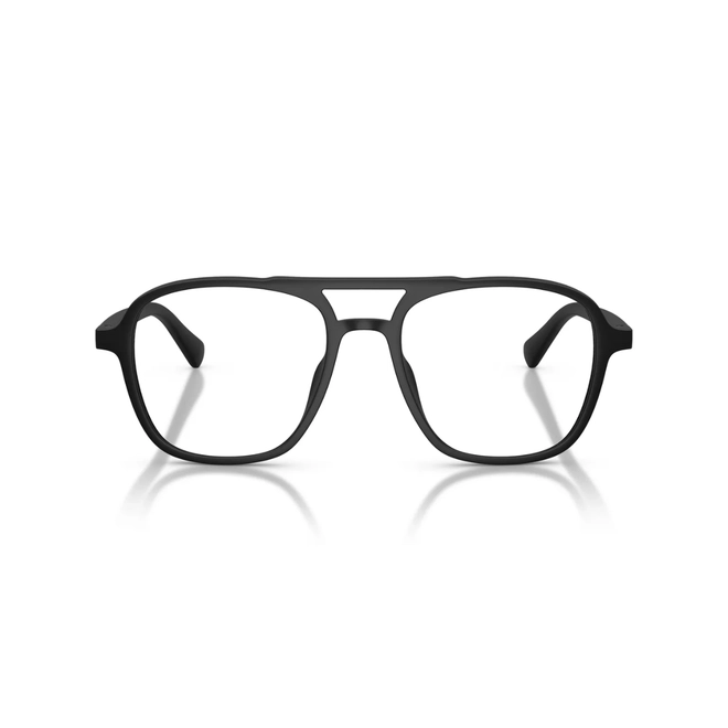Óculos de Grau Emporio Armani 0EA4279U 50011W53 Acetato Preto Fosco com Clip-On na cor Cinza e Cinza Degradê 4