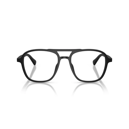 Óculos de Grau Emporio Armani 0EA4279U 50011W53 Acetato Preto Fosco com Clip-On na cor Cinza e Cinza Degradê