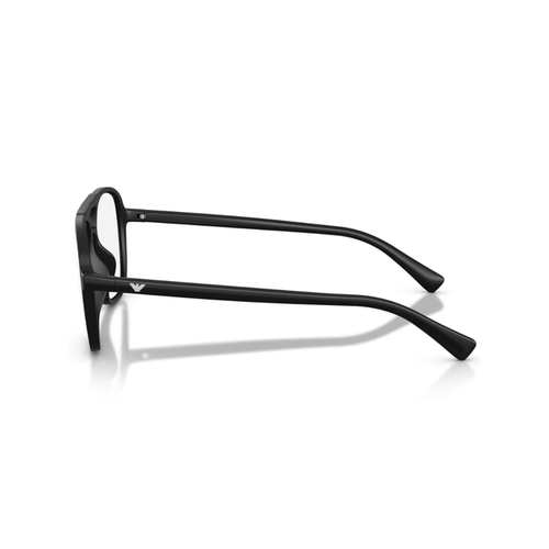 Óculos de Grau Emporio Armani 0EA4279U 50011W53 Acetato Preto Fosco com Clip-On na cor Cinza e Cinza Degradê