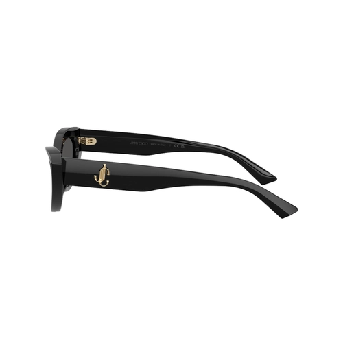 Óculos de Sol Jimmy Choo 0JC5075U 50008751 Acetato Preto com lentes na cor Cinza Escuro
