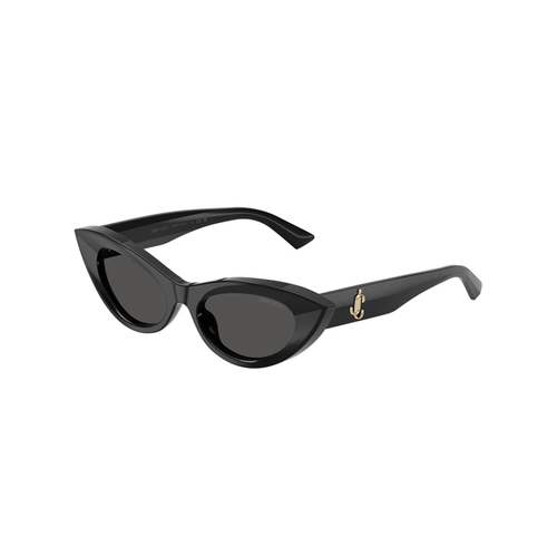 Óculos de Sol Jimmy Choo 0JC5075U 50008751 Acetato Preto com lentes na cor Cinza Escuro