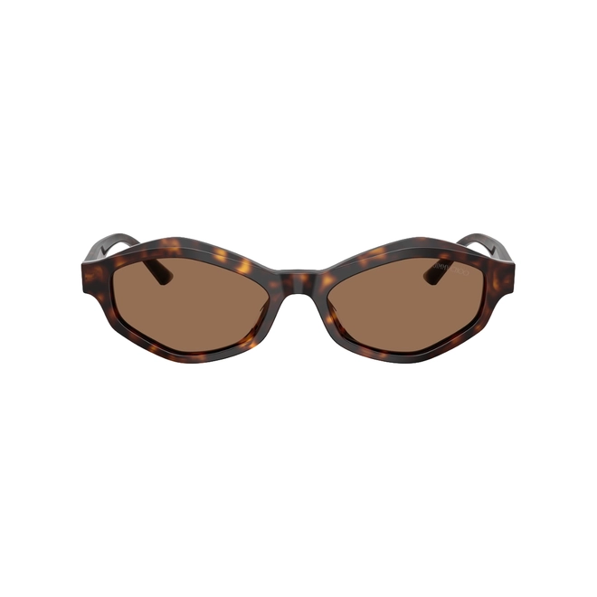 Óculos de Sol Jimmy Choo 0JC5077U 50027352 Acetato Marrom Mesclado com lentes na cor Marrom Escuro 2