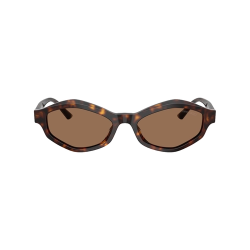 Óculos de Sol Jimmy Choo 0JC5077U 50027352 Acetato Marrom Mesclado com lentes na cor Marrom Escuro