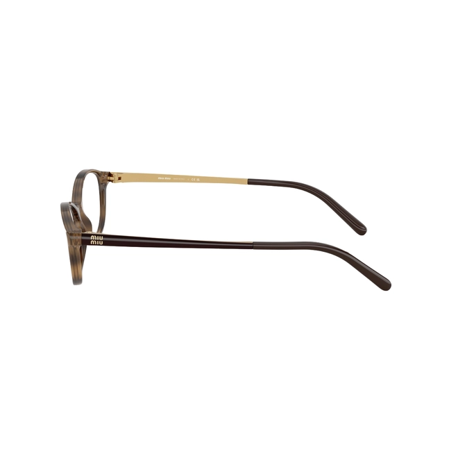 Óculos de Grau Miu Miu 0MU 05ZV 27Q1O156 Acetato Marrom Mesclado 3