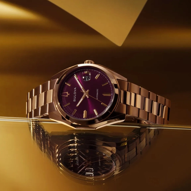 Relógio Bulova Surveyor Automático - 97B234 Vinho 4