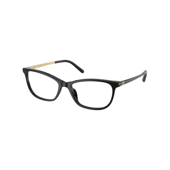 Óculos de Grau Miu Miu 0MU 09ZV 16K1O154 Acetato Preto 1