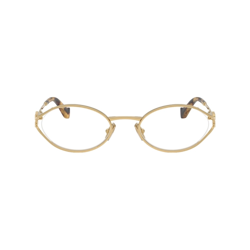 Óculos de Grau Miu Miu 0MU 53ZV 5AK1O151 Metal Dourado