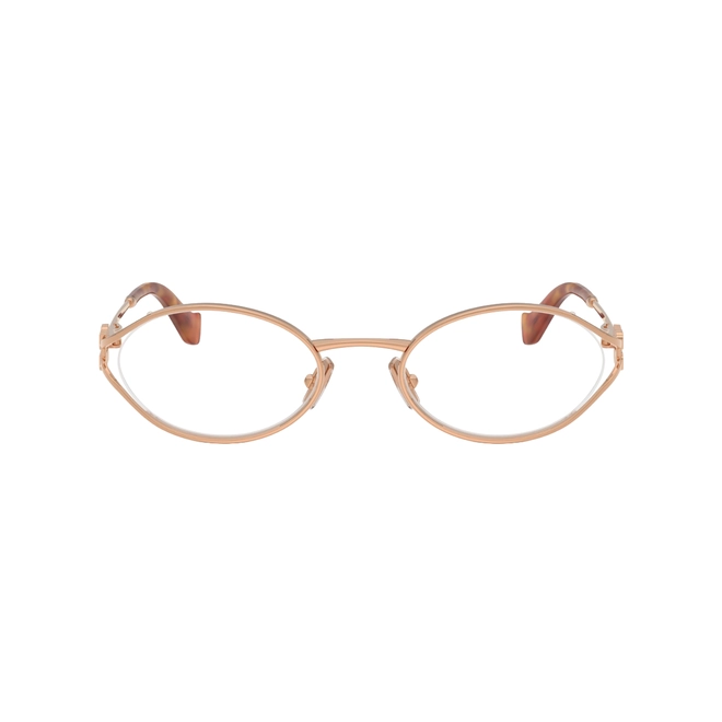 Óculos de Grau Miu Miu 0MU 53ZV ZVF1O151 Metal Rosé 2