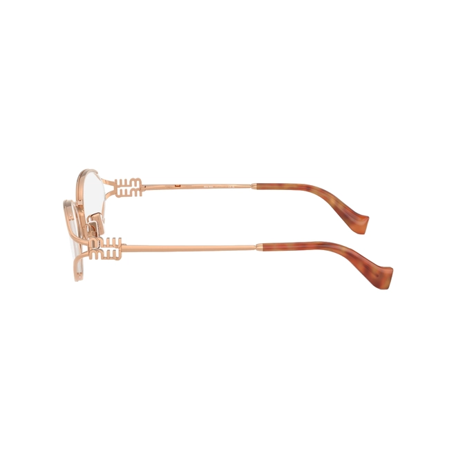 Óculos de Grau Miu Miu 0MU 53ZV ZVF1O151 Metal Rosé 3
