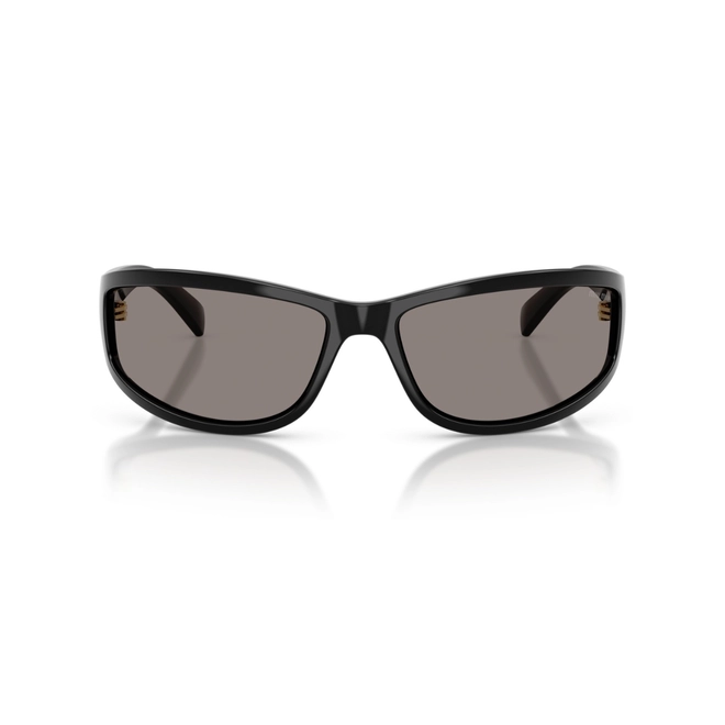 Óculos de Sol Miu Miu 0MU C06SU 16K80Q69 Propionato Preto com lentes na cor Cinza Escuro 2