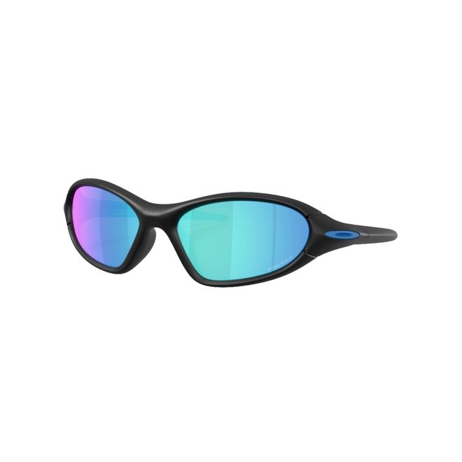 Óculos de Sol Oakley 0OO9536L 95360361 Acetato Preto Fosco com lentes na cor Azul e Rosa Prizm 1